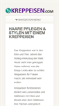 Mobile Screenshot of kreppeisen.com
