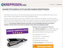 Tablet Screenshot of kreppeisen.com